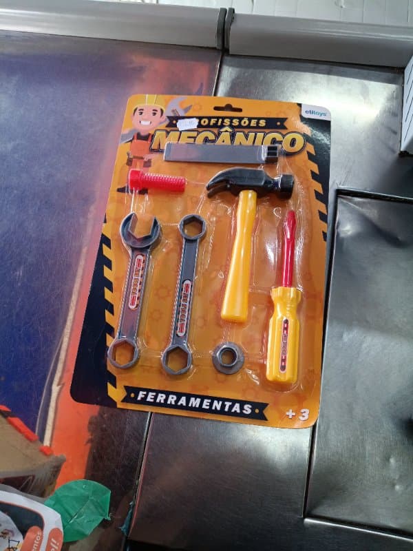 Kit Ferramentas Infantil 7 Peças Mecanico
