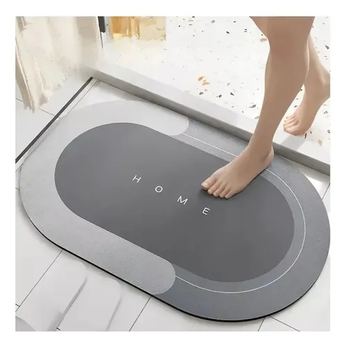 Tapete mágico oval antiderrapante super absorvente