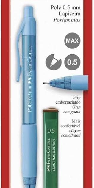 Lapiseira 0.5 Poly Portaminas Faber-Castell