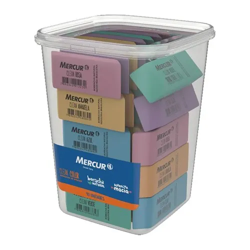 Borracha Clean Color Pote (unidade)