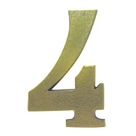 Número colonial Pexcel bronze 4