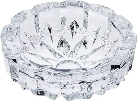 Cinzeiro de vidro redondo 12 cm Sunshine