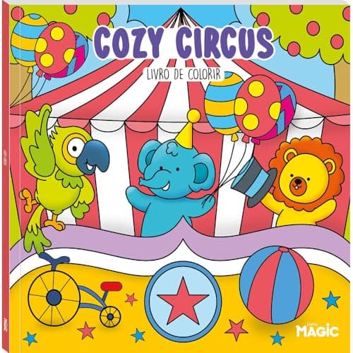 Livro Colorir Cozy Circus