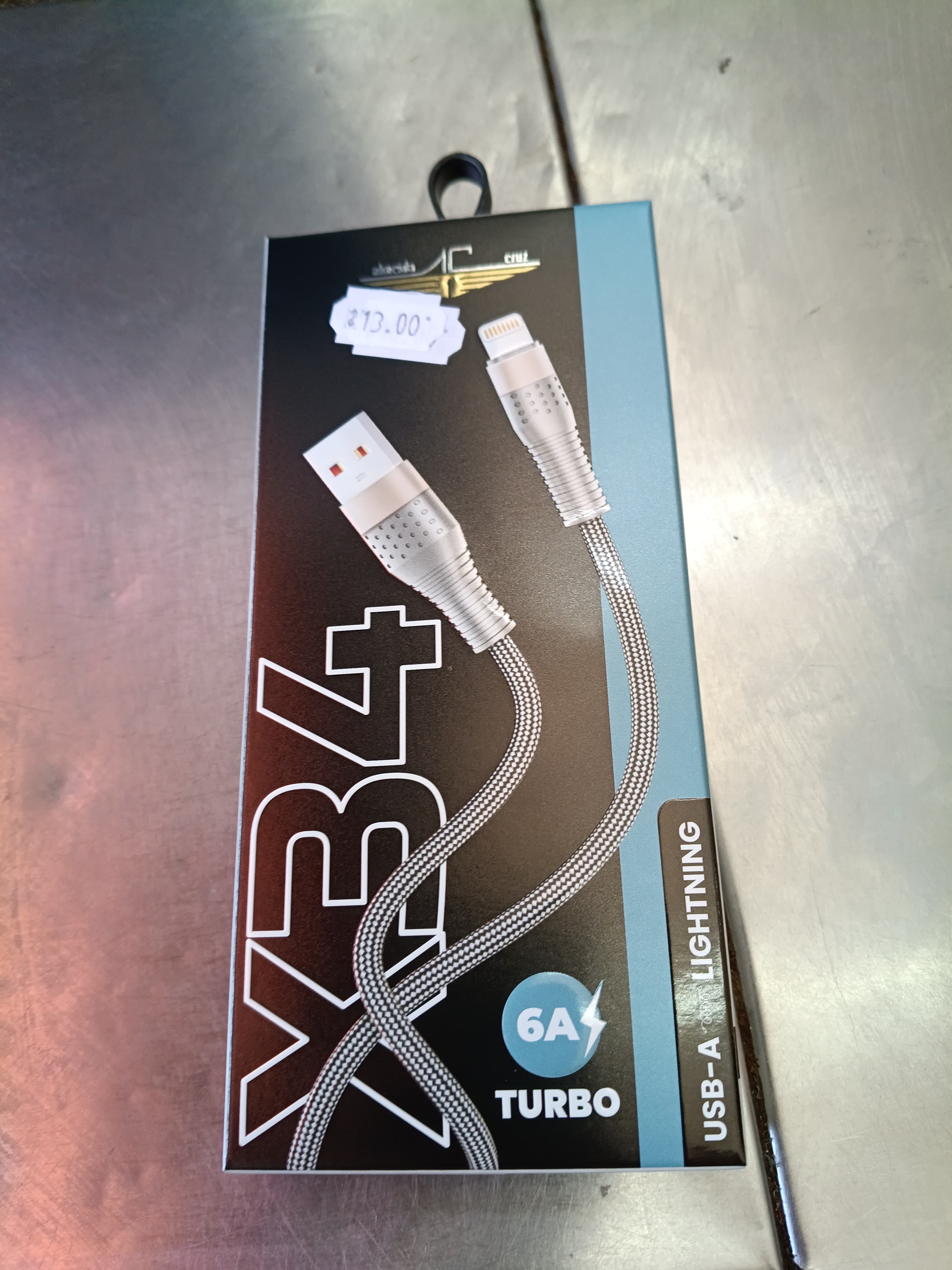 Cabo USB-A/Lightning Linha Prime X34 Almeida Cruz