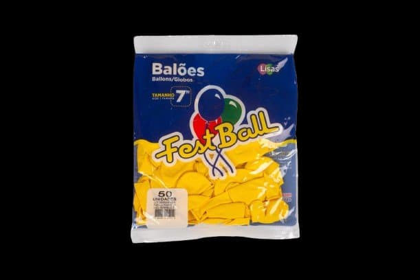 Balões amarelo Festball número 7