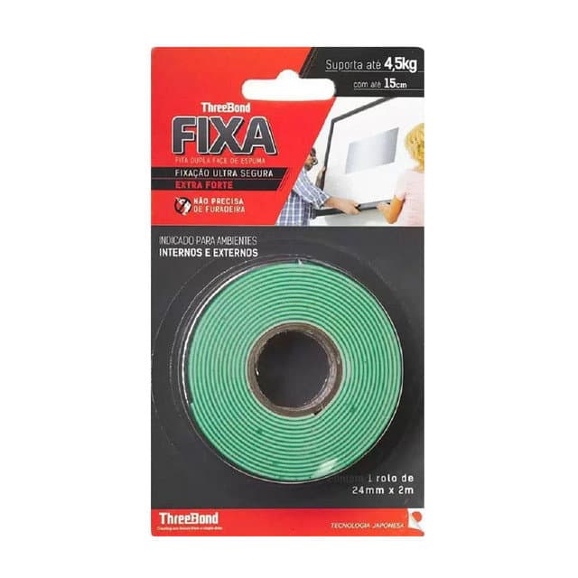 Fita Dupla Face Fixa 24MM X 2M