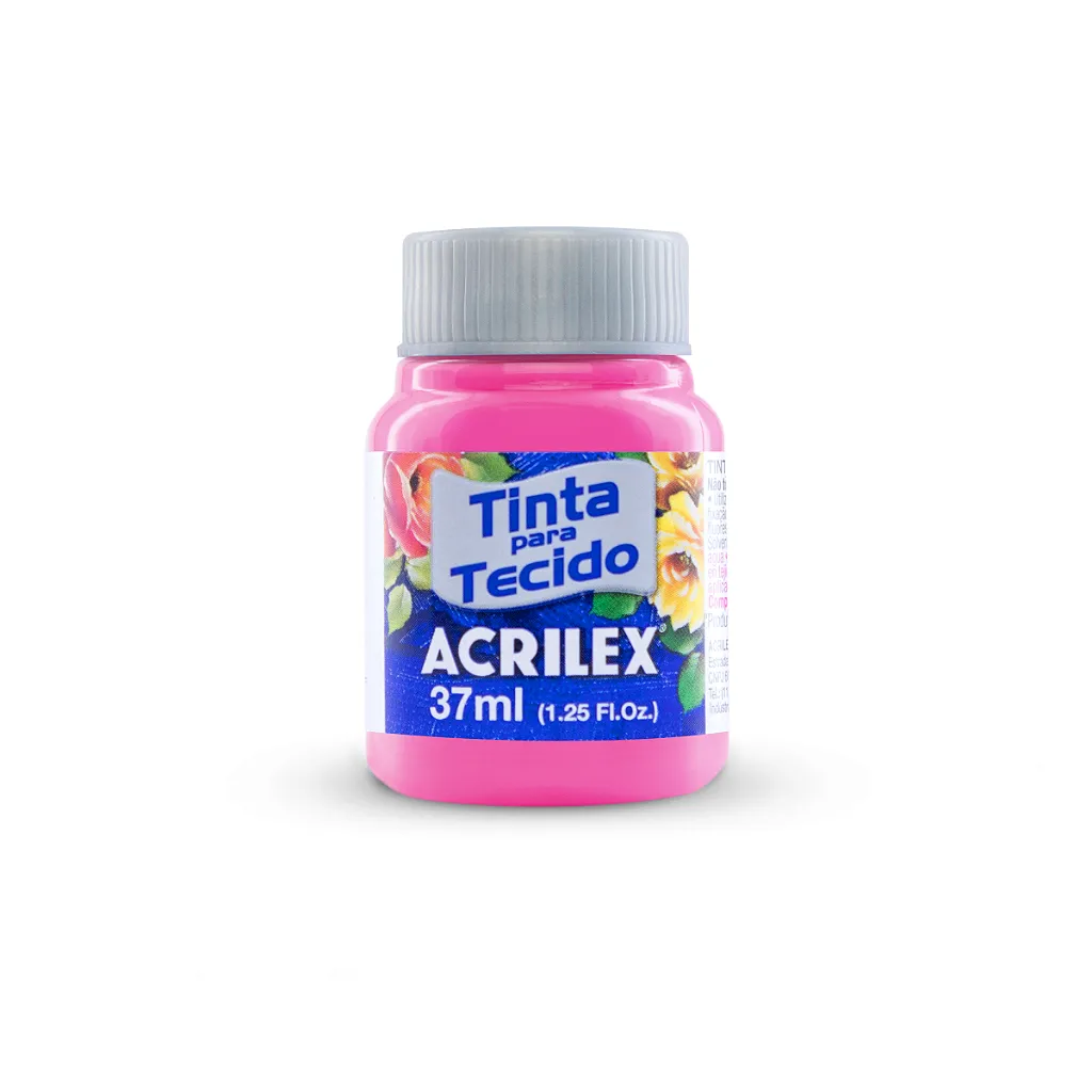 Tinta para tecido fosca rosa