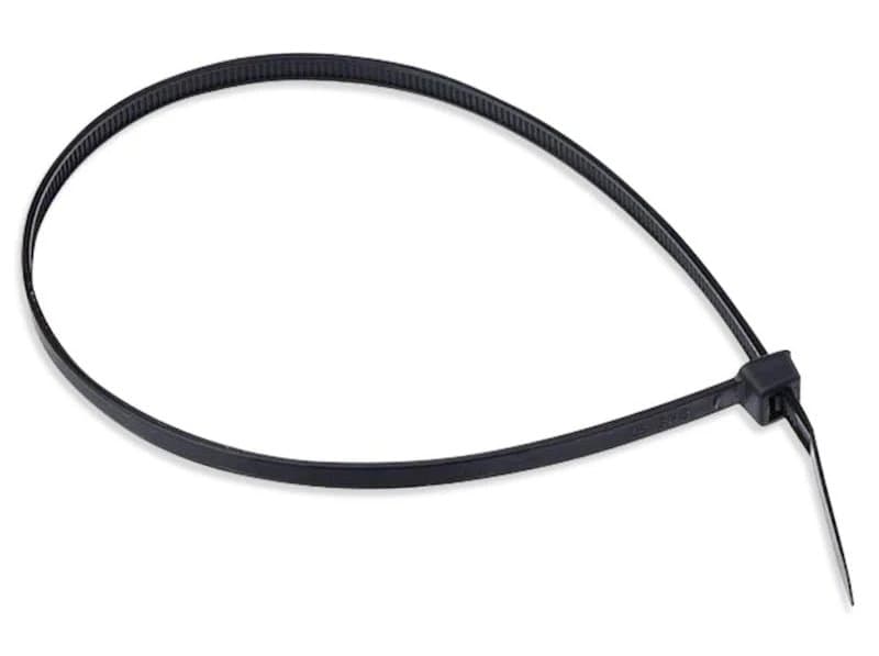 Abraçadeira plástica preta 4,8 x 400 mm (unidade)