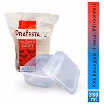 Pote Retangular Festa 350ML