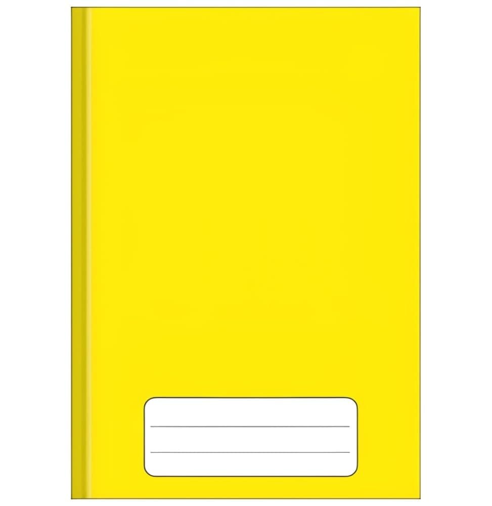 Caderno brochurão 48 folhas amarelo