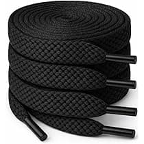 Cadarço para Sapato 110cm Par Preto