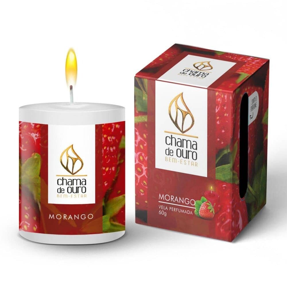 Vela Aromatica 60g Morango