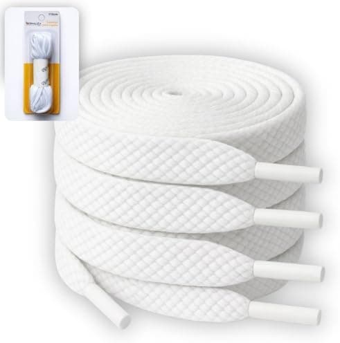 Cadarço para Sapato 110cm Par Branco
