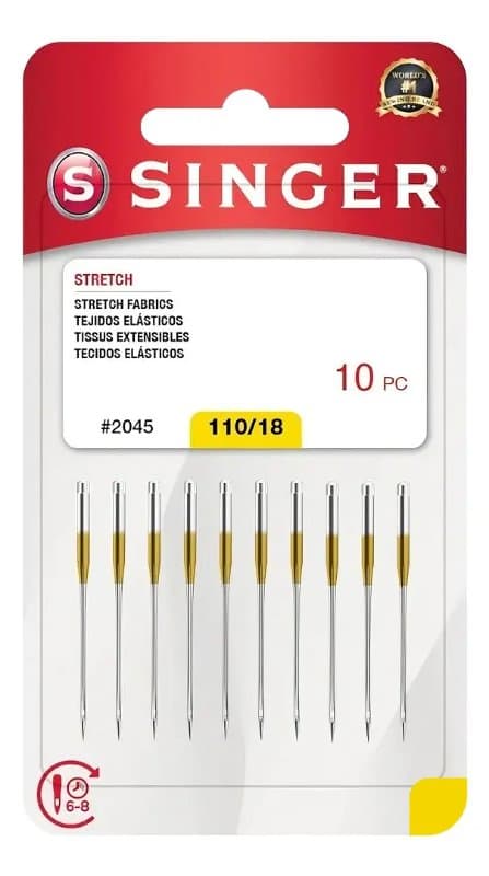 Agulha Singer malha doméstica 2045.16 com 10
