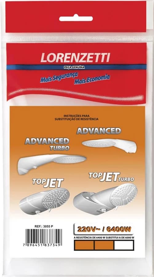 Resist.lec 4T Adv/topjet 6400W 220V 3055-p Lorenzetti