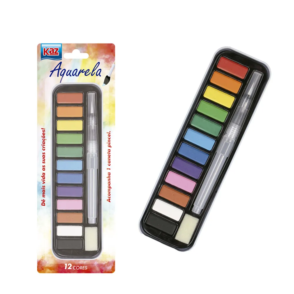 Aquarela 12 cores