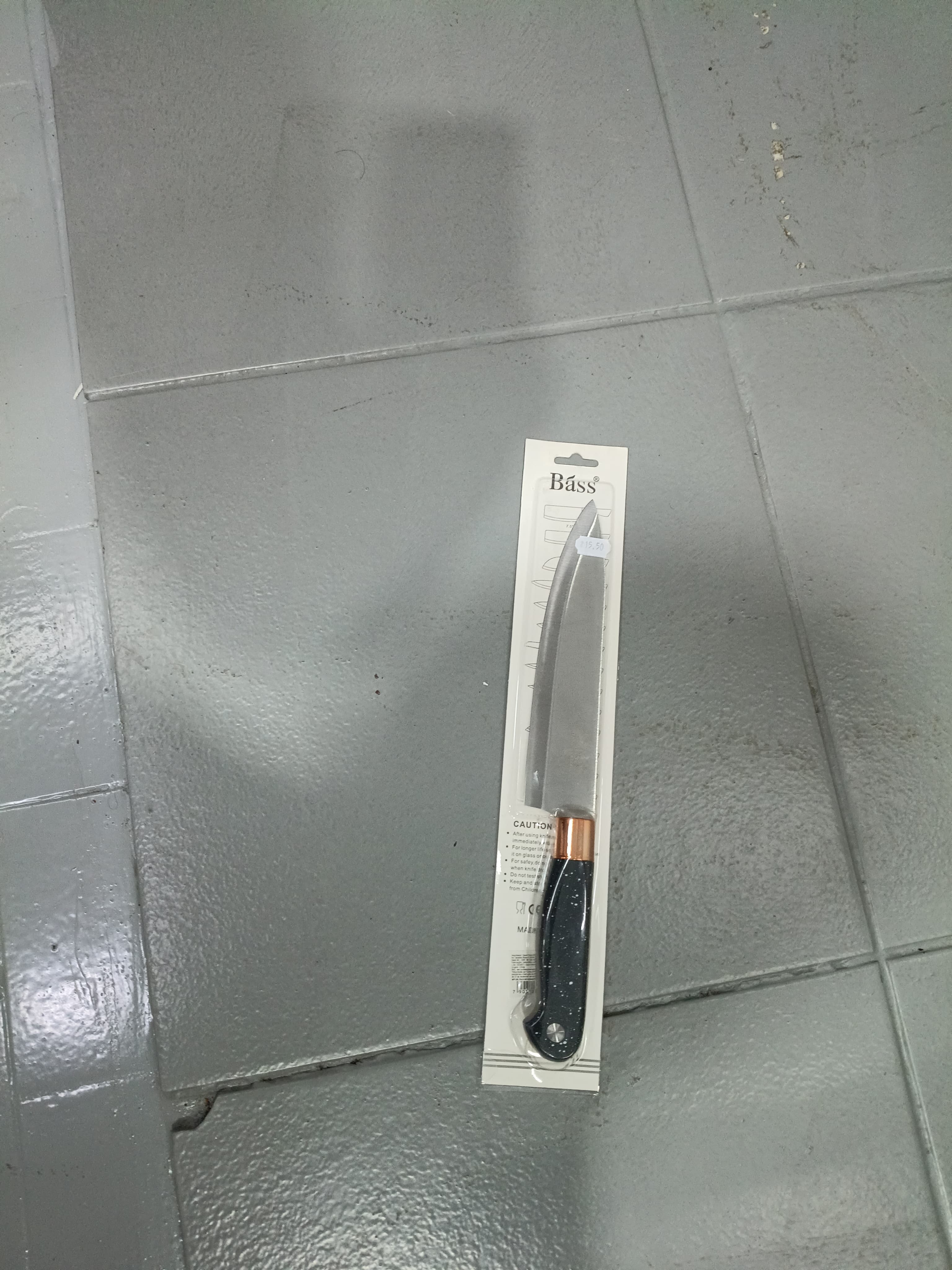 Faca de Cozinha Inox 8" Chef Cabo Plastico