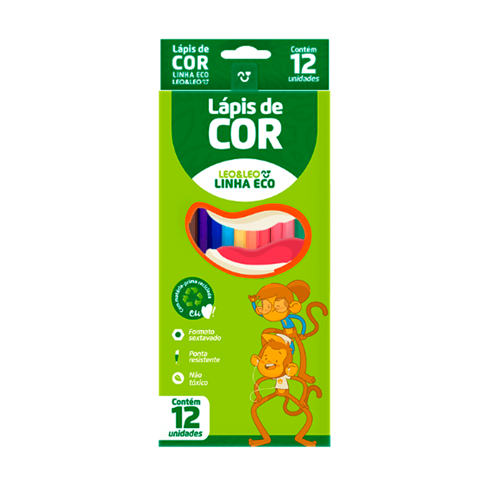 Lapis de Cor Linha Eco PCT/12 Leo&leo