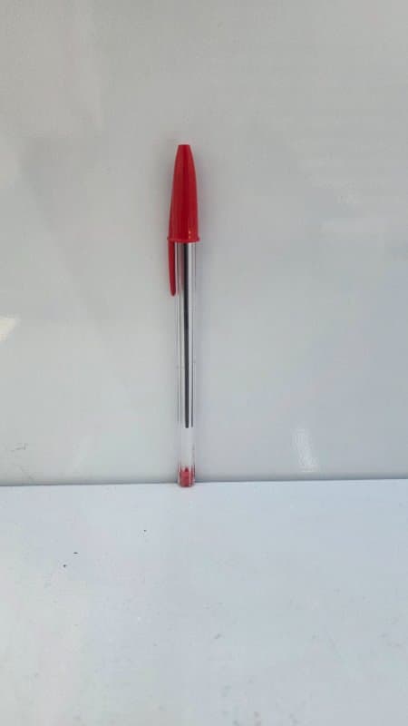 Caneta Vermelha Bic Cristal Dura+ (unidade)