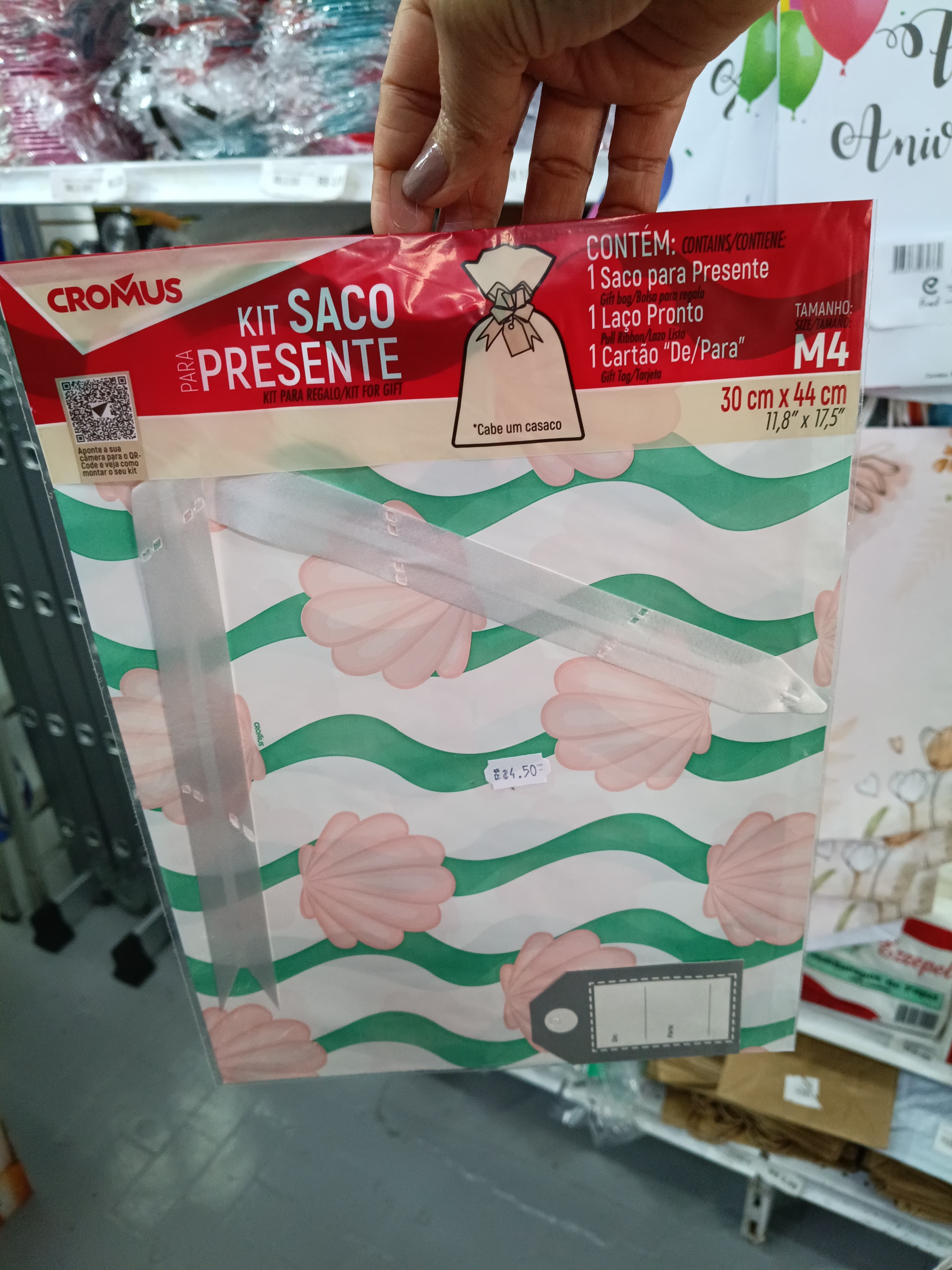 Kit para auto serviço Cromus infantil juvenil 30 x 45 cm