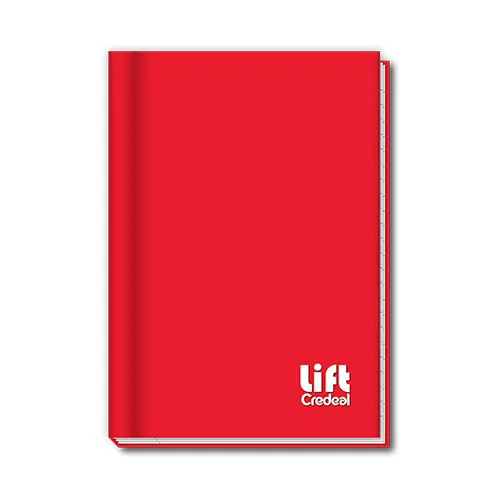 Caderno Brochura CD 1/4 48FLS Vermelho VPA6604 (unidade)