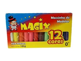 Massinha P/ Modelar Magix Kids 12 Cores