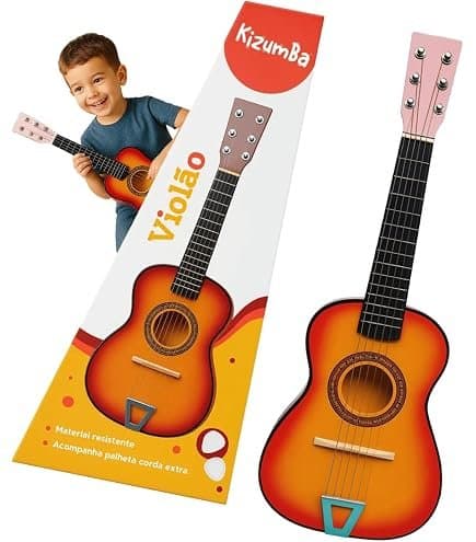 Violao Infantil Musical com Palheta Color