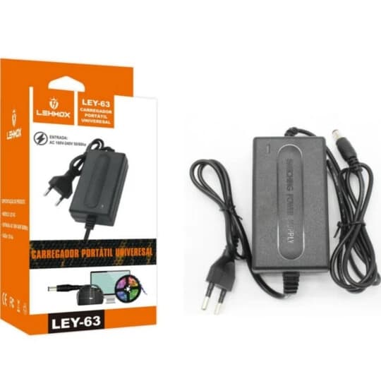 Fonte de Alimentacao para Fita de LED Bivolt 12V 3A Lehmox -