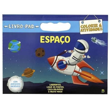 Livro Pad Colorir e Atividades Espaco 1167235