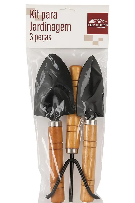Kit Jardinagem 3 Pçs Top House