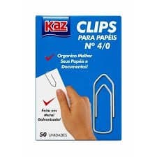 Clips P/papeis N. 4/0 (unidade)