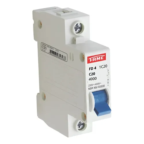 Disjuntor FD 6KA 1P 20A Fame