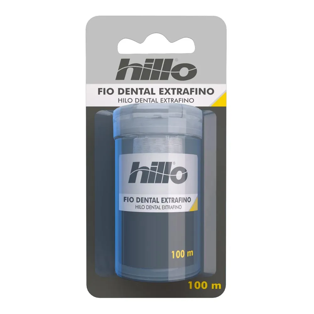 Fio Dental Hillo Extra Fino 100M