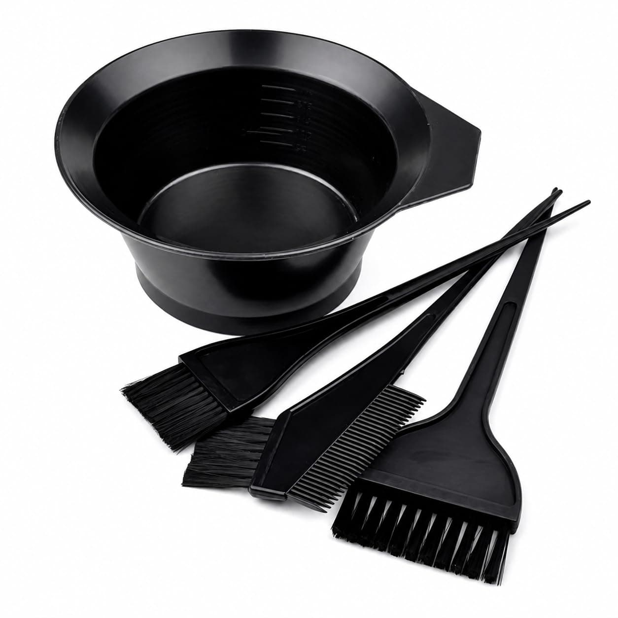 Kit Pintura de Plastico 4 Peças para Cabelo
