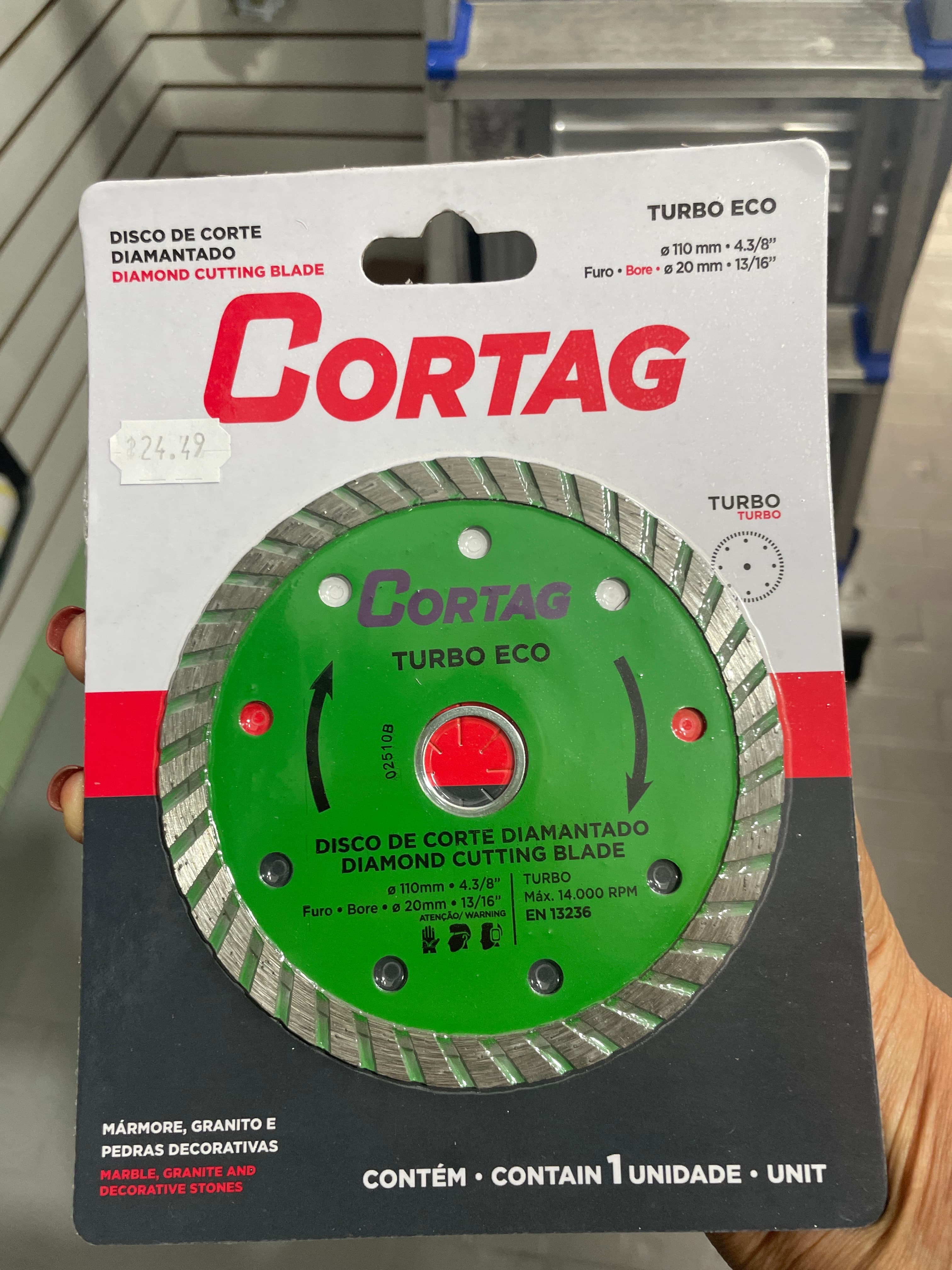 Disco Diam Cortag Turbo Misto 60598