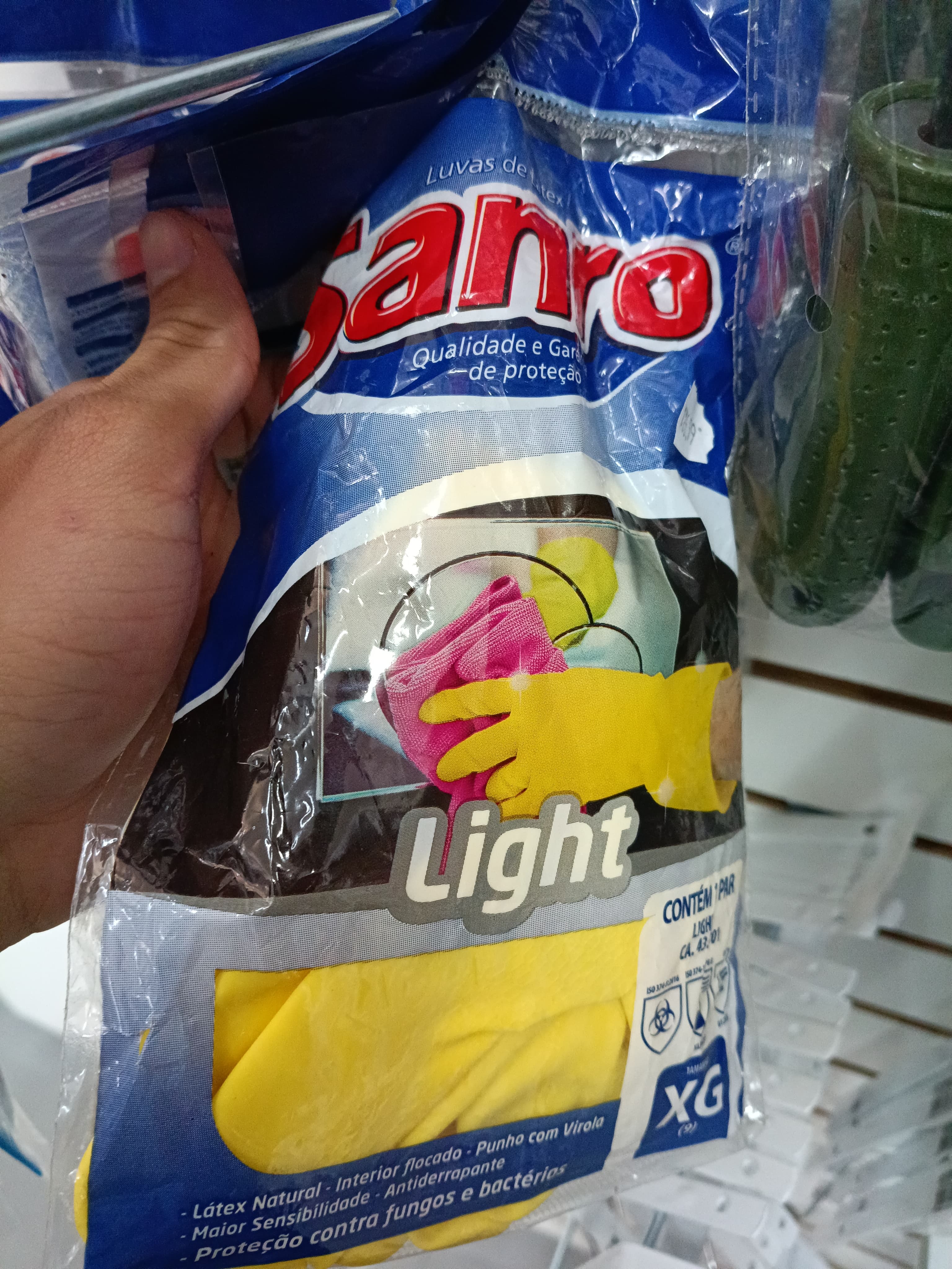 Luva de Latex Sanro XG