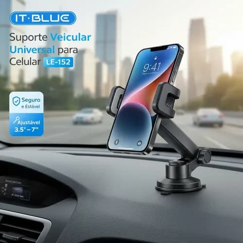 Suporte Veicular P/celular LE-152 IT Blue