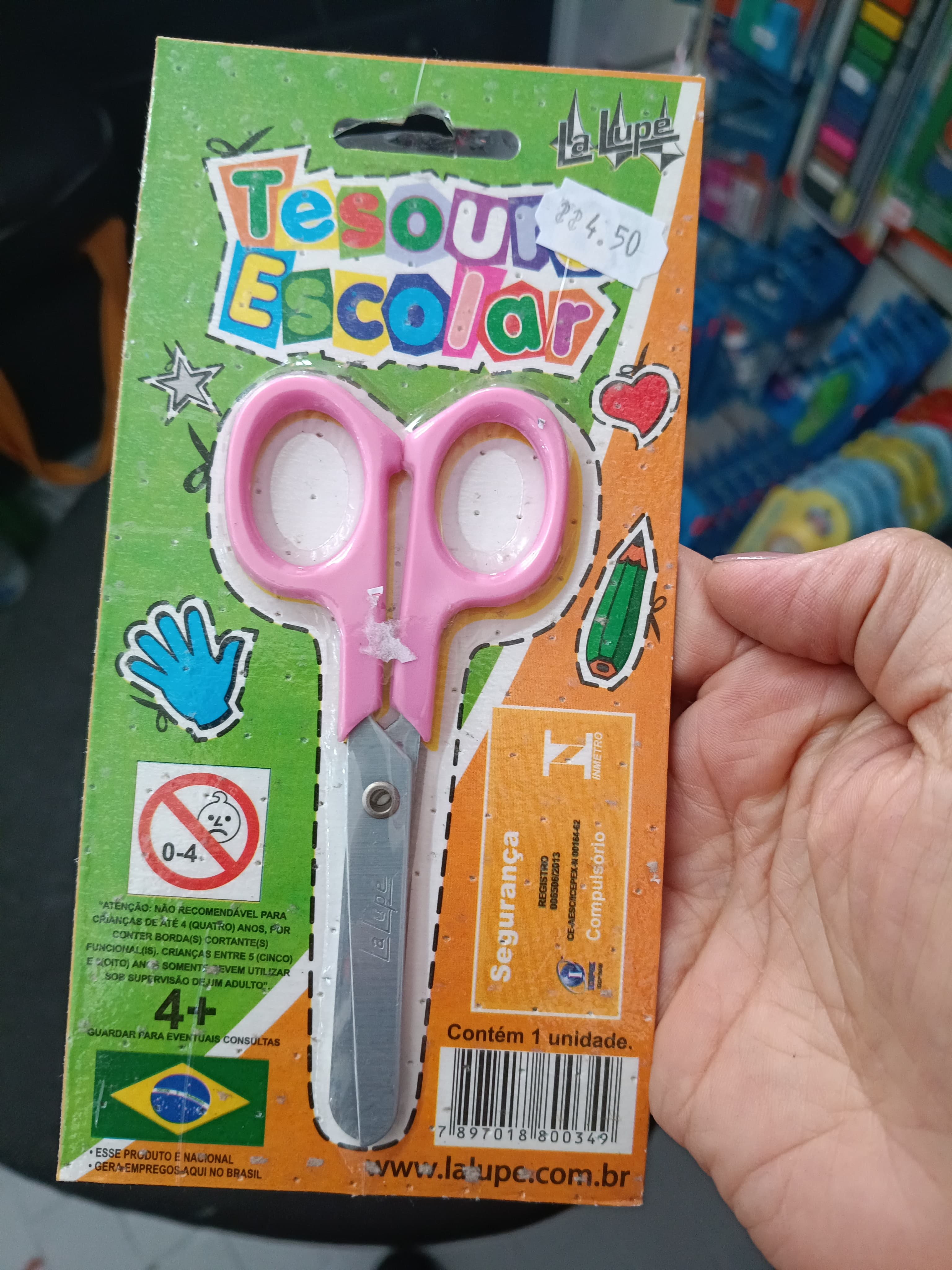Tesoura Escolar LA Lupe