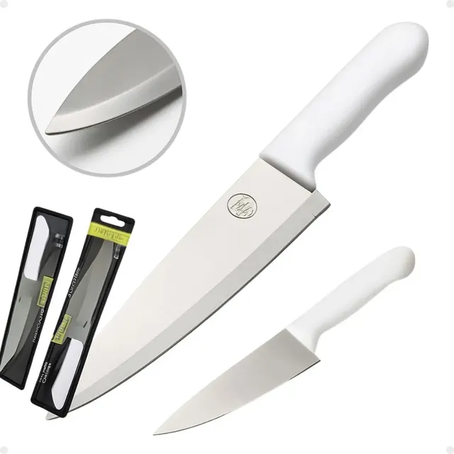Faca peixeira inox plástico 7" branco