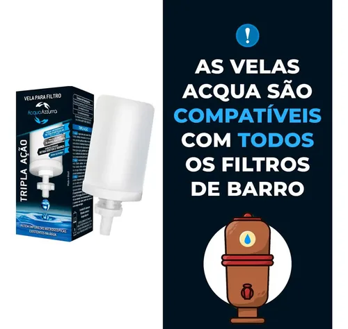 Vela Microporosa com Carvão Ativado