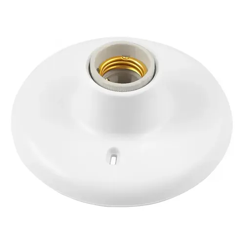 Plafonie com soquete porcelana Blumenau branco