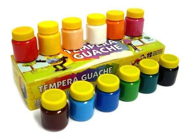 Tinta Guache 12 Cores 15ML