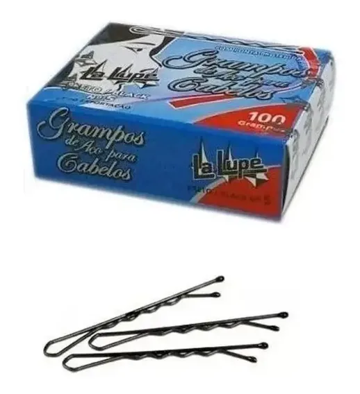 Grampo P/ Cabelo LA Lupe Preto N5