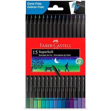 Lapis 15 Cores Supersoft Frios 120715SOFTCF