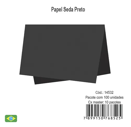 Papel seda preto