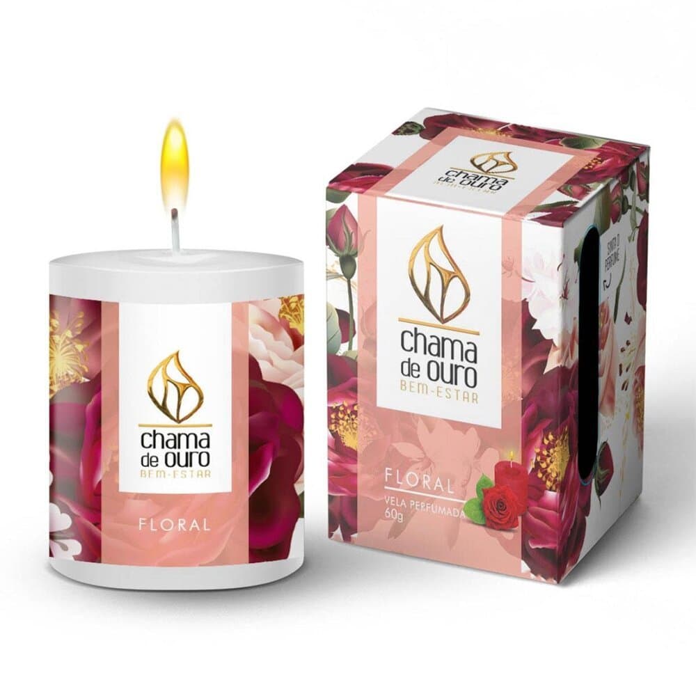 Vela aromática 60g floral