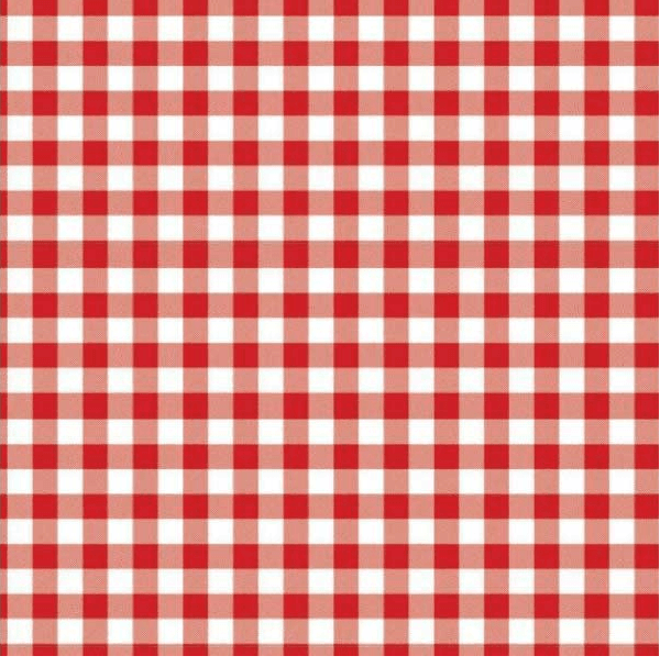 Pano de Chao Xadrez Vermelho