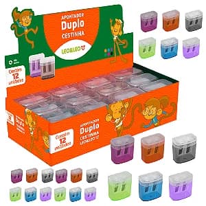 Apontador duplo cestinha Leo&Leo (unidade)
