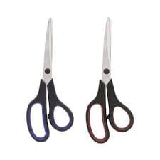 Tesoura de Ferro 8" Cabo de Plastico Preto