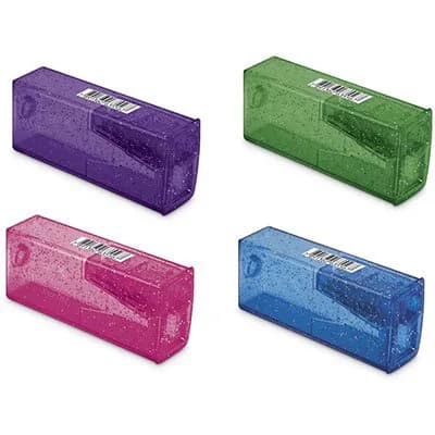 Apontador com glitter Faber-Castell
